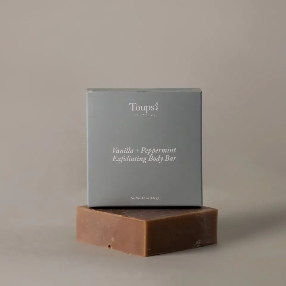 Toups Vanilla Peppermint eksfolierende bodysæbe