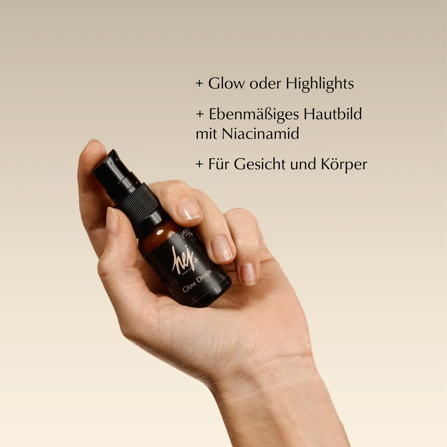 Hej Organic Glow Drops serum 14 ml niacinamid