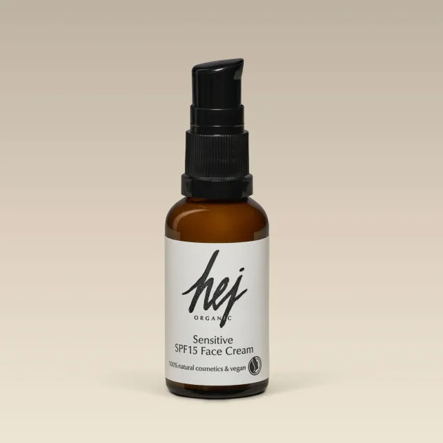 Hej Organic Sensitive LSF15 dagcreme 30 ml til sart hud