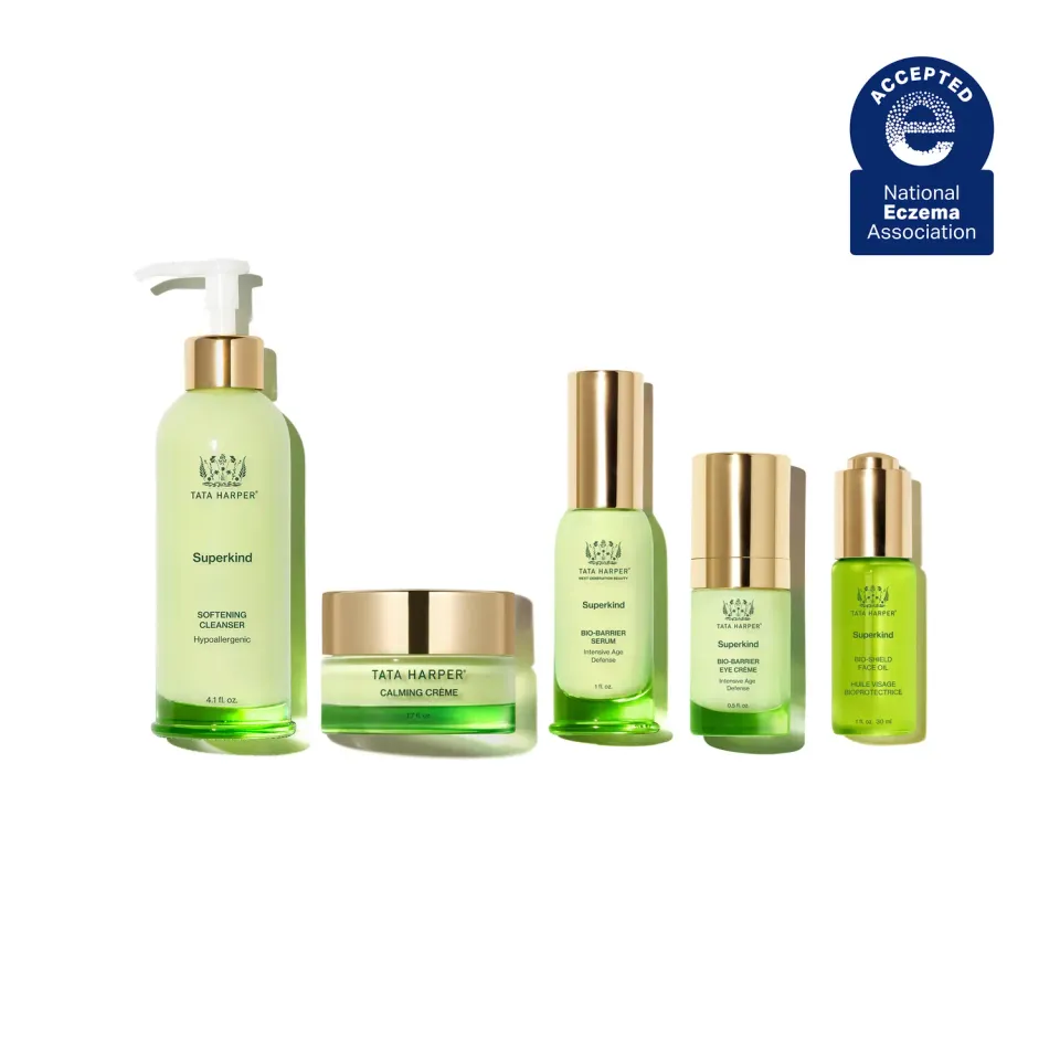 Tata Harper Superkind 5-Step Ritual hudplejesæt sensitiv hud