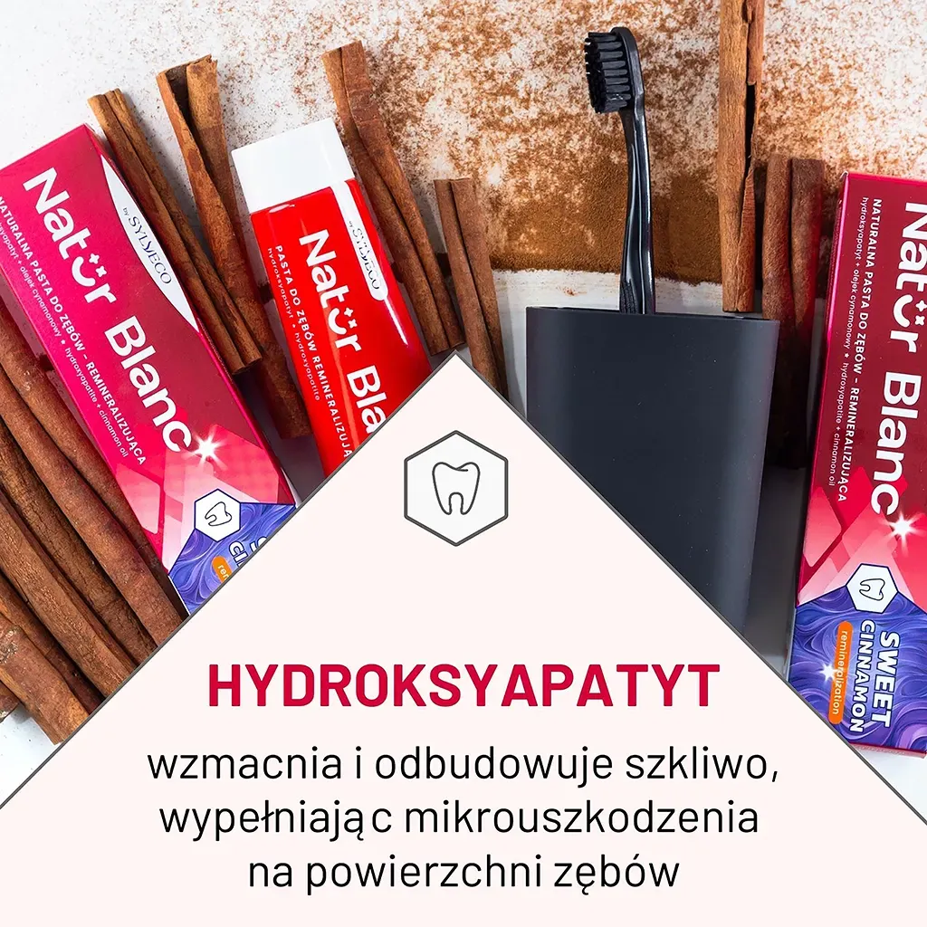Sylveco Natur Blanc Sweet Cinnamon tandpasta hydroxyapatit