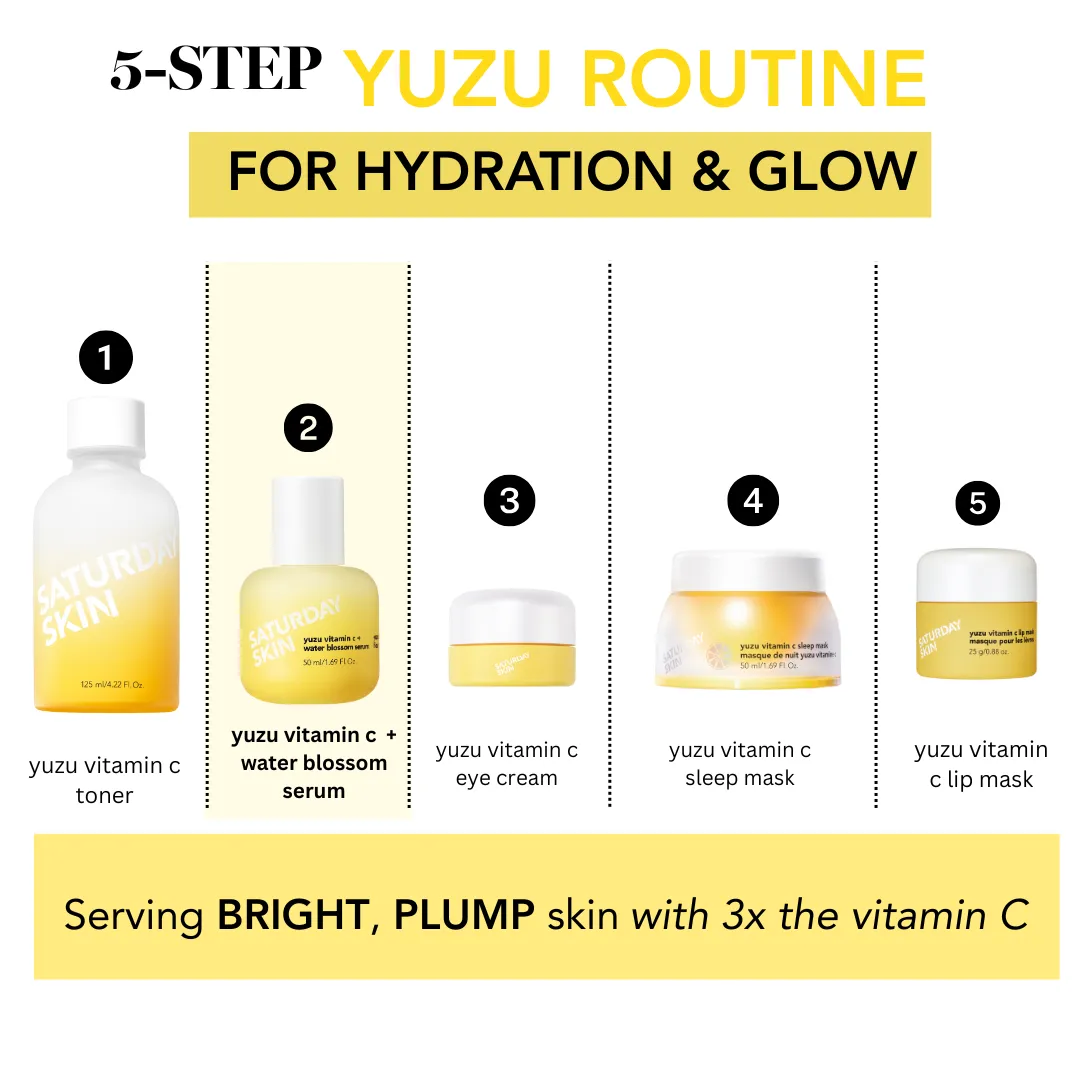 Saturday Skin Yuzu Water Blossom serum 30 ml C-vitamin