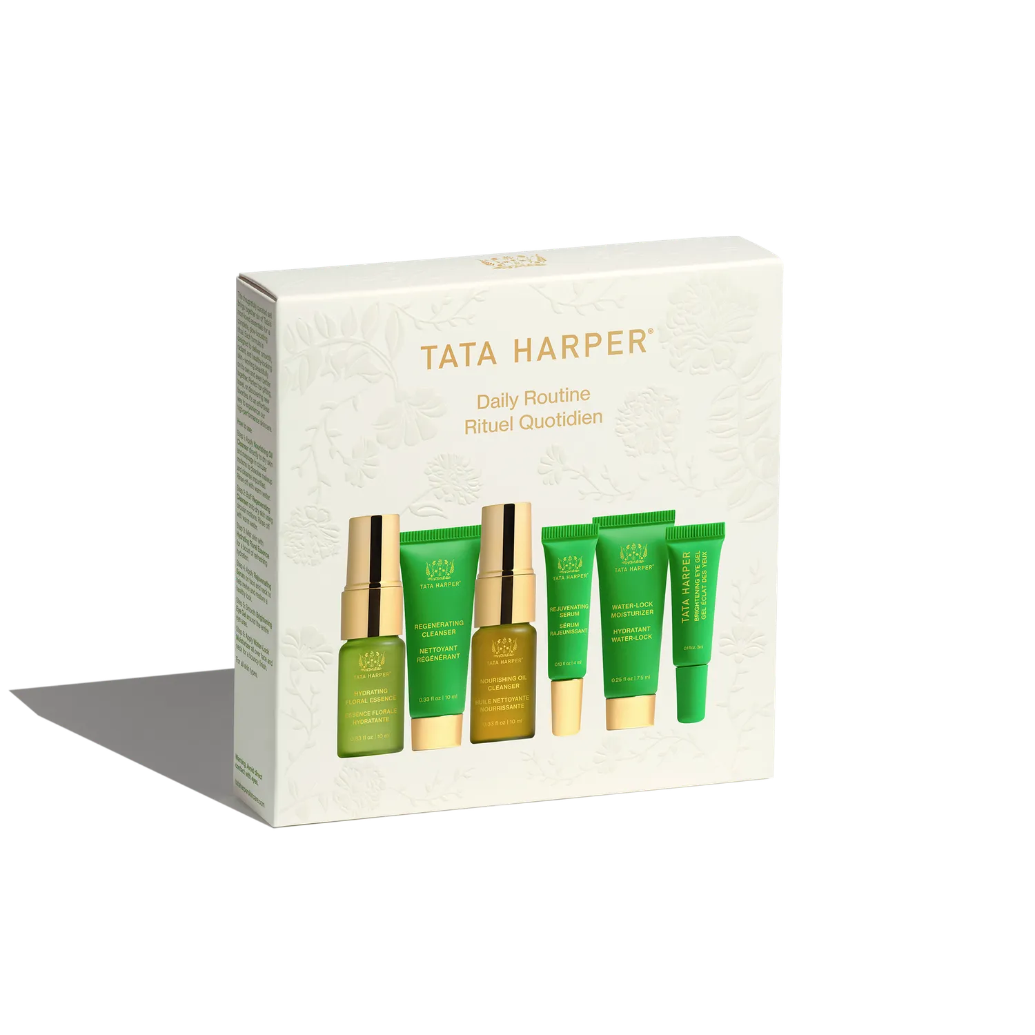 Tata Harper Daily Routine hudplejesæt 6 dele glow