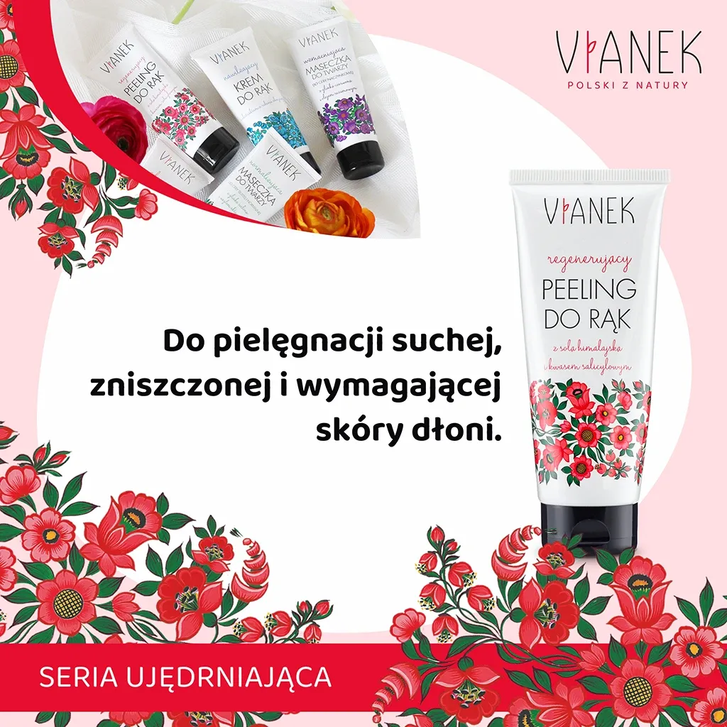 Vianek Regenererende håndpeeling 70 g salt
