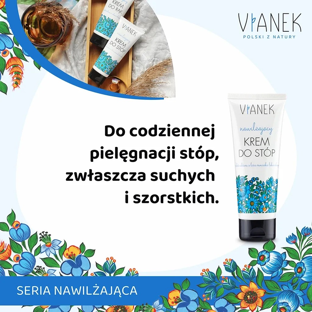 Vianek fugtgivende fodcreme 10% urea 75 ml
