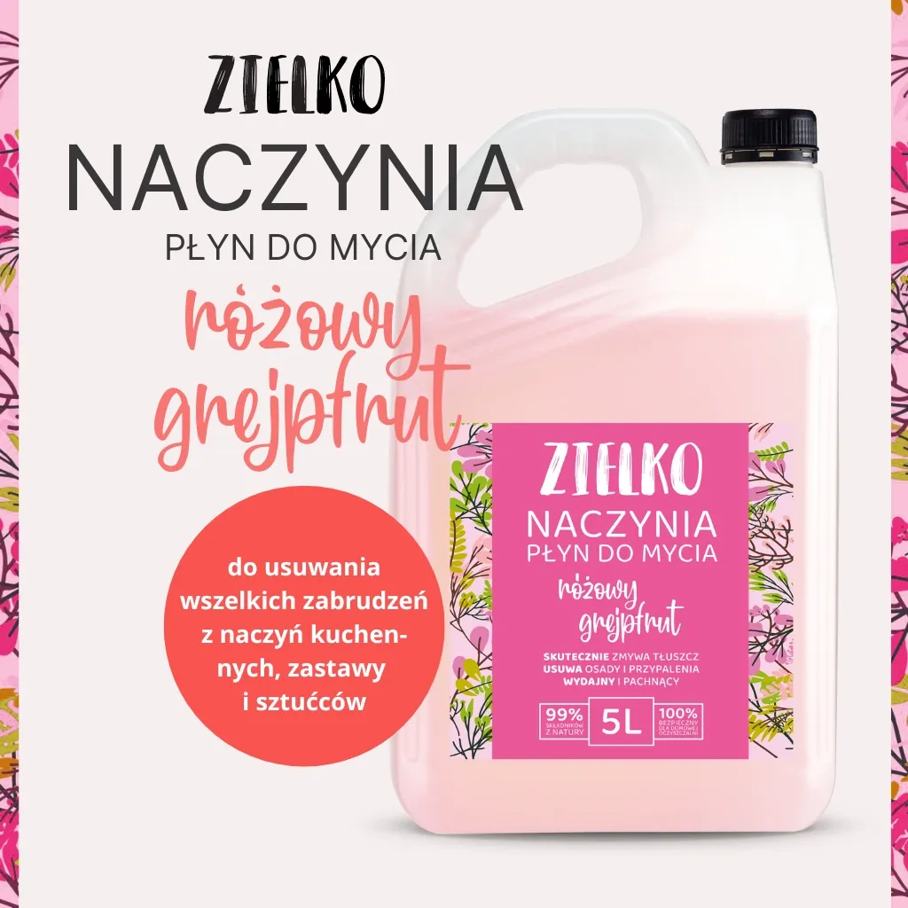Zielko opvaskemiddel pink grapefrugt 5 L