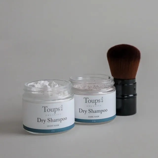 Toups Clean Hair Set tørshampoo light applikator
