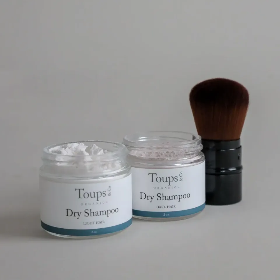 Toups Clean Hair Set tørshampoo light applikator