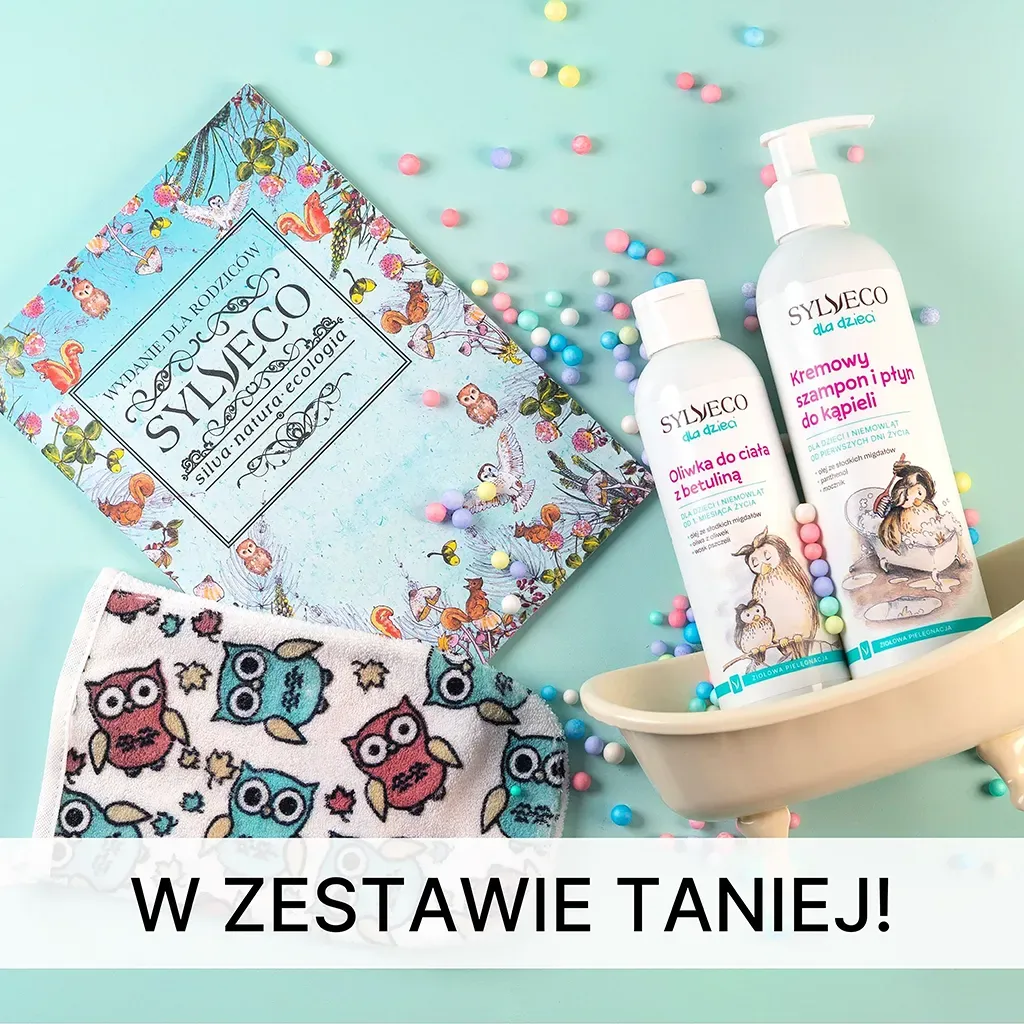 Sylveco børnesæt shampoo olie vaskehandske baby