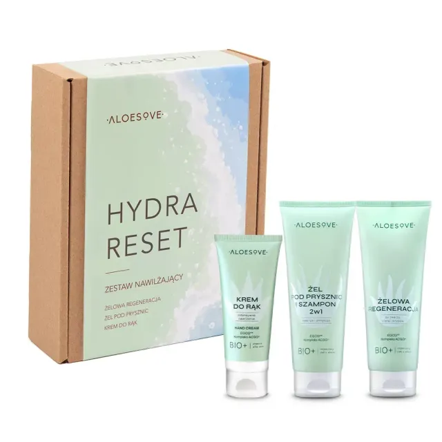 Sylveco Aloesove Hydra Reset kropssæt 3 dele aloe