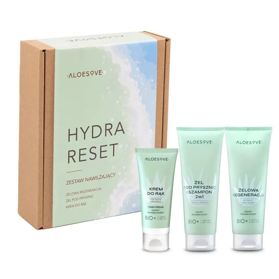 Sylveco Aloesove Hydra Reset kropssæt 3 dele aloe
