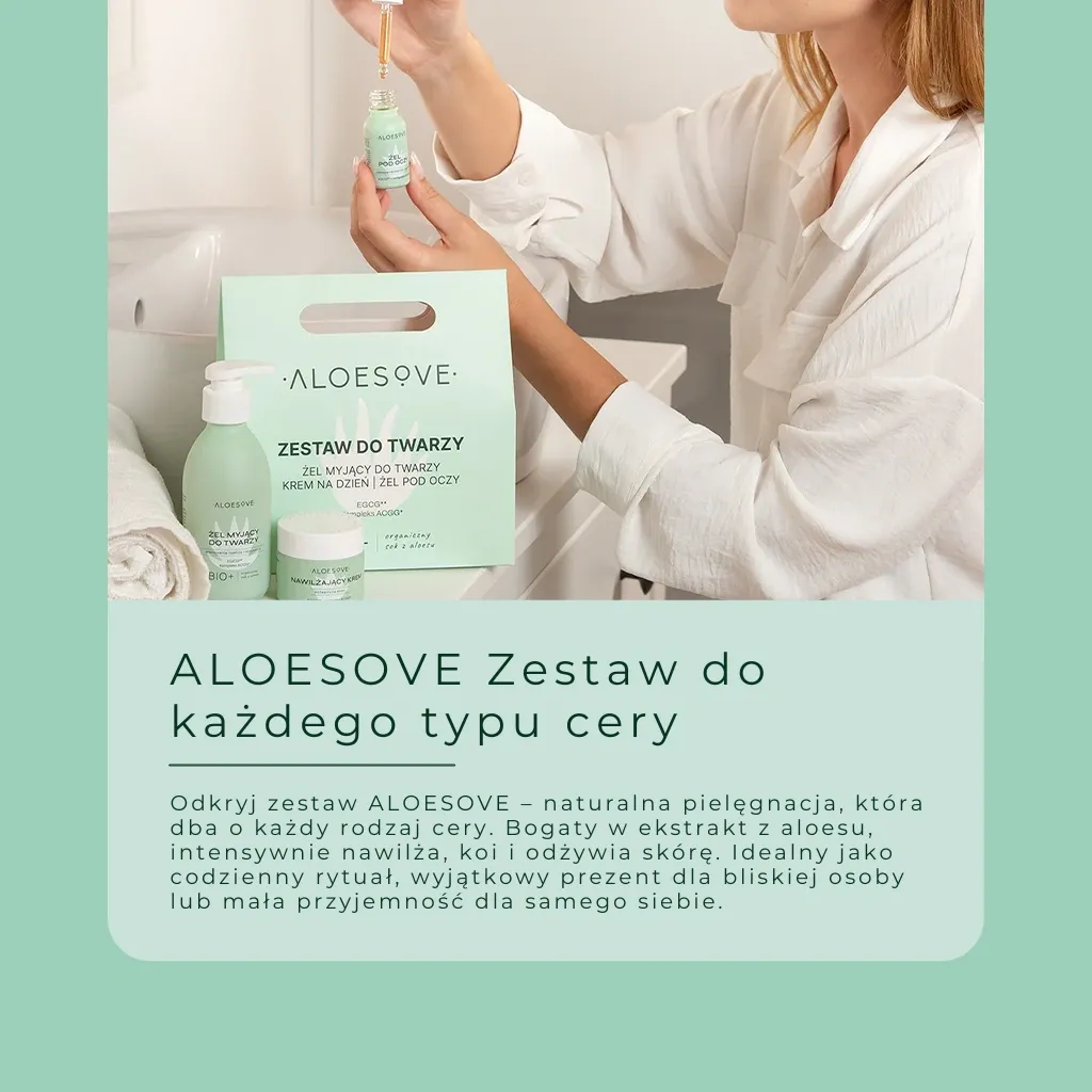 Sylveco Aloesove ansigtssæt aloe til alle hudtyper