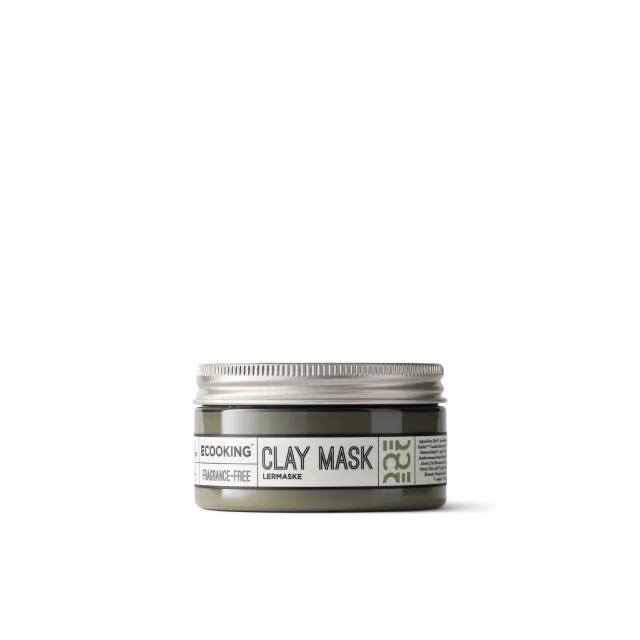 Ecooking Lermaske lermaske parfumefri mod uren hud