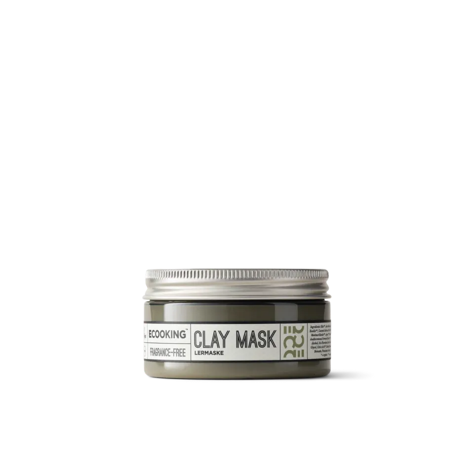 Ecooking Lermaske lermaske parfumefri mod uren hud