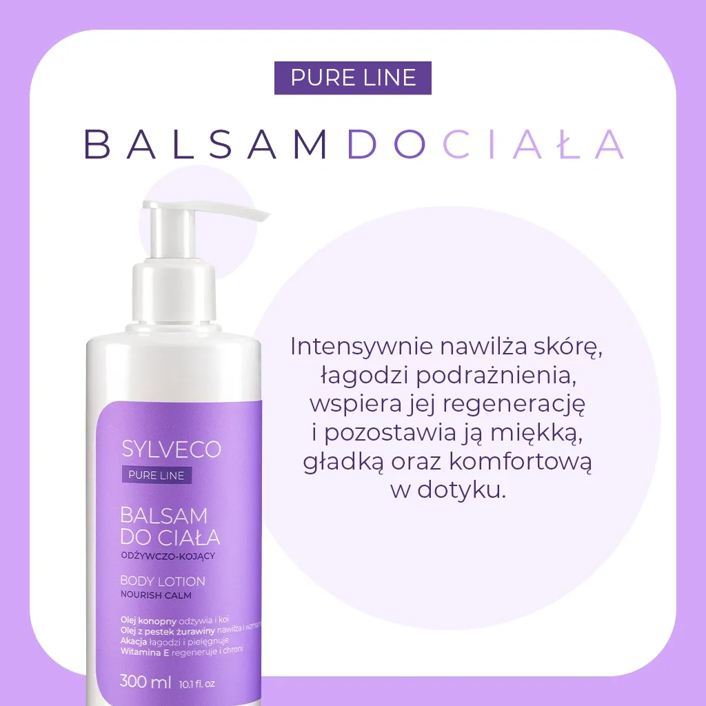 Sylveco Pure Line Nærende Bodylotion til Tør Hud