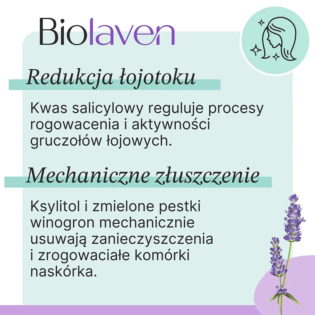 Biolaven Hovedbundspeeling 155 g med xylitol