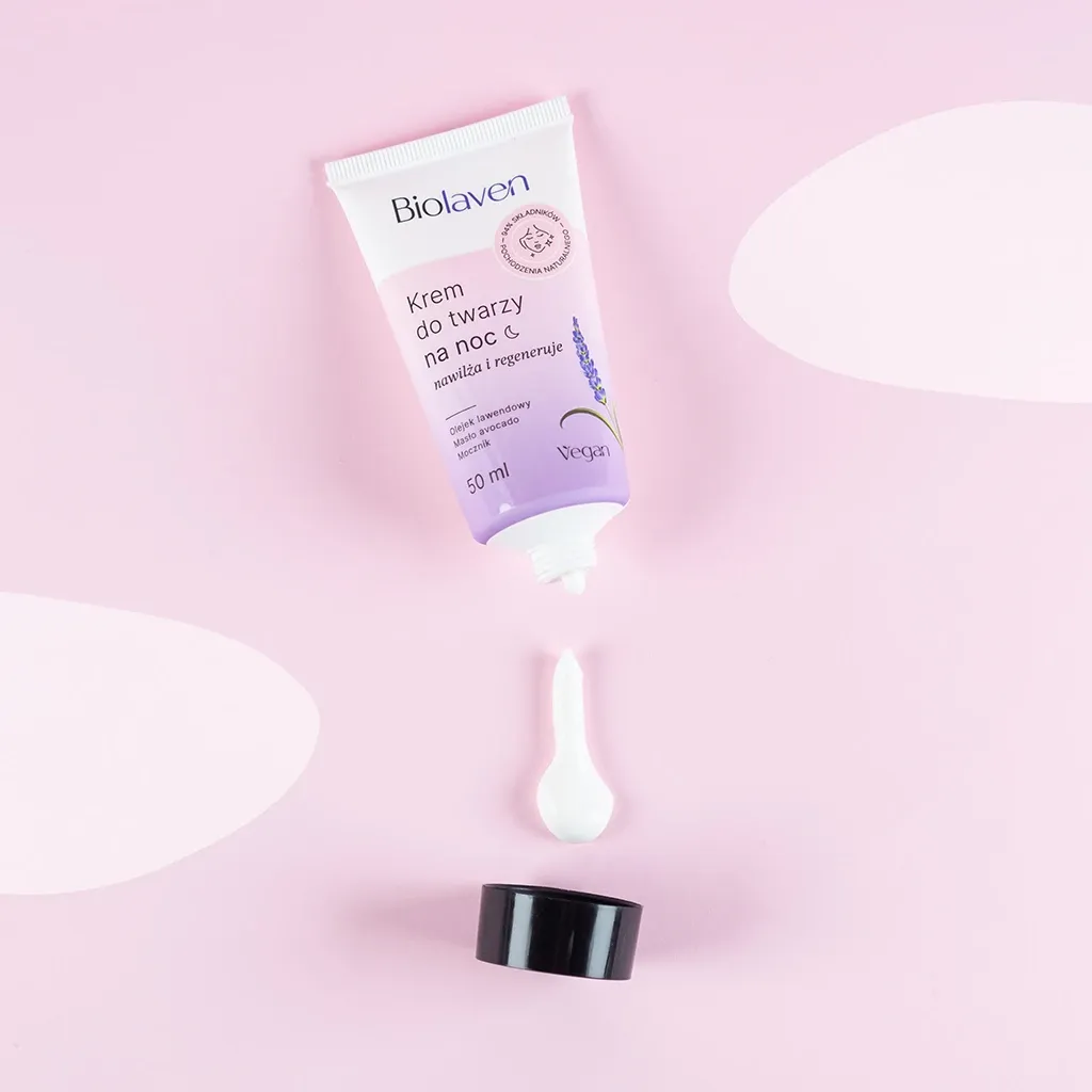Sylveco Biolaven natcreme krævende hud lavendel