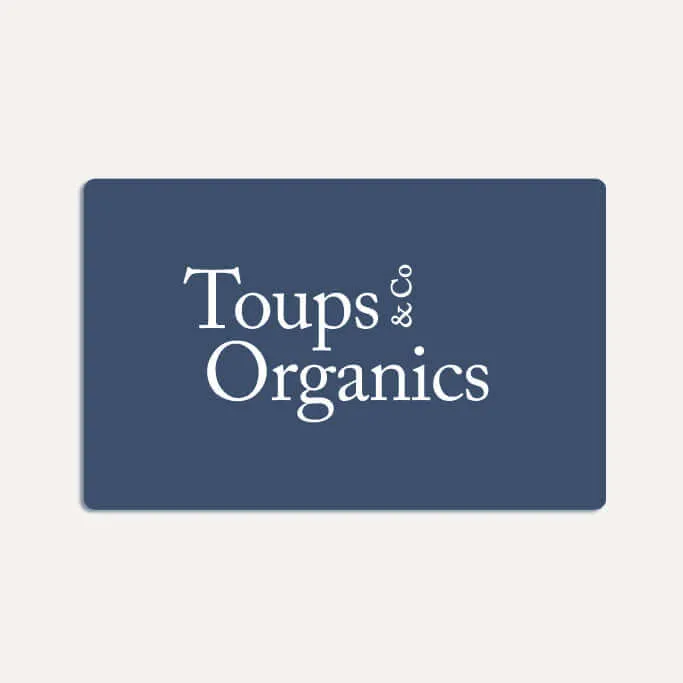 Toups and Co. Organics gavekort til ren hudpleje