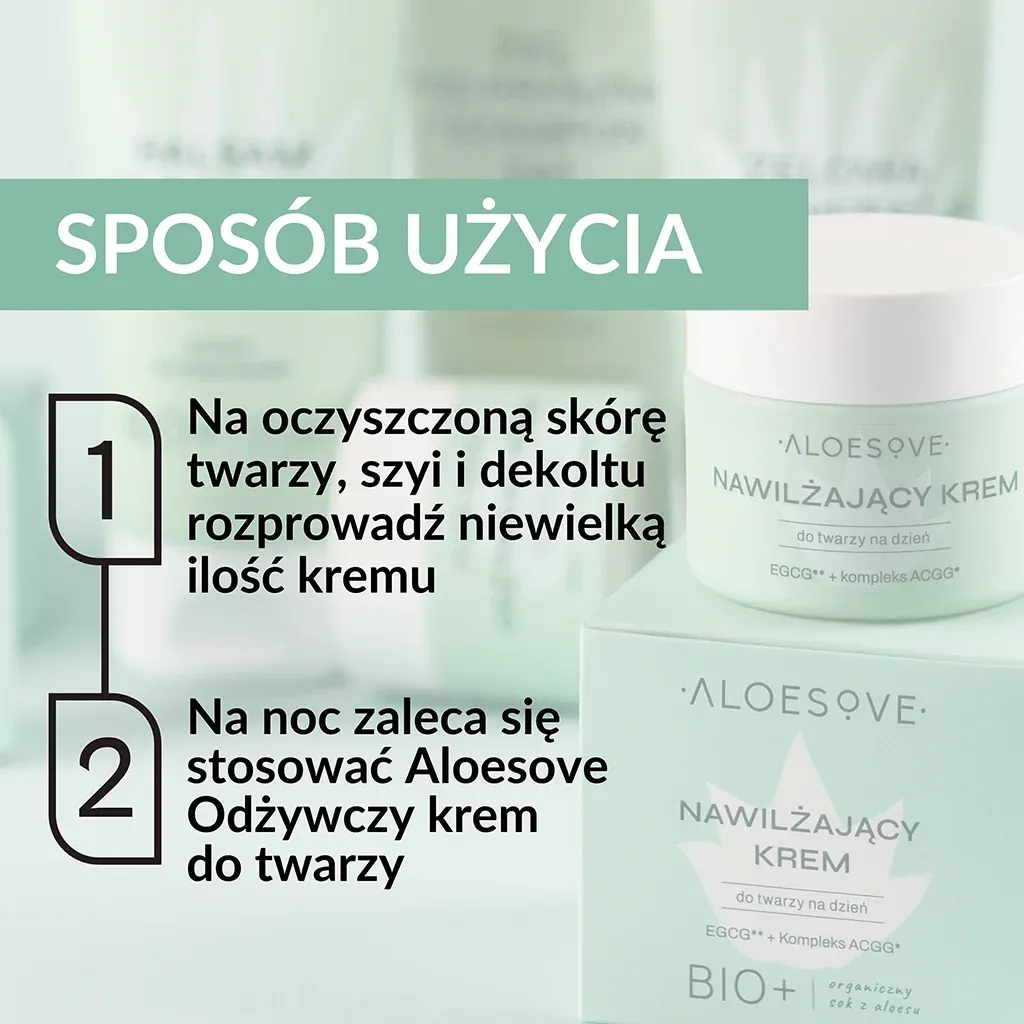Sylveco Aloesove dagcreme med aloe og grøn te
