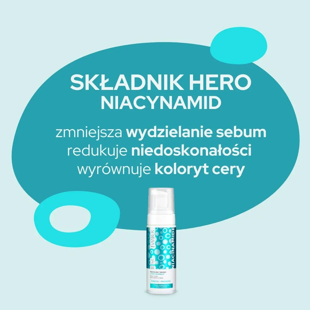 Sylveco Vianek Hero rensemousse med niacinamid