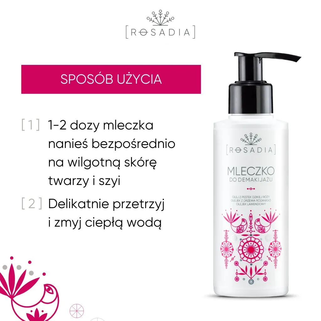 Sylveco Rosadia rensemælk makeupfjerner 150 ml hyben