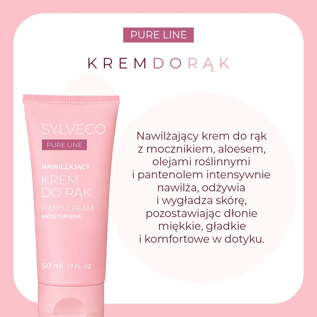Sylveco Pure Line håndcreme fugtgivende