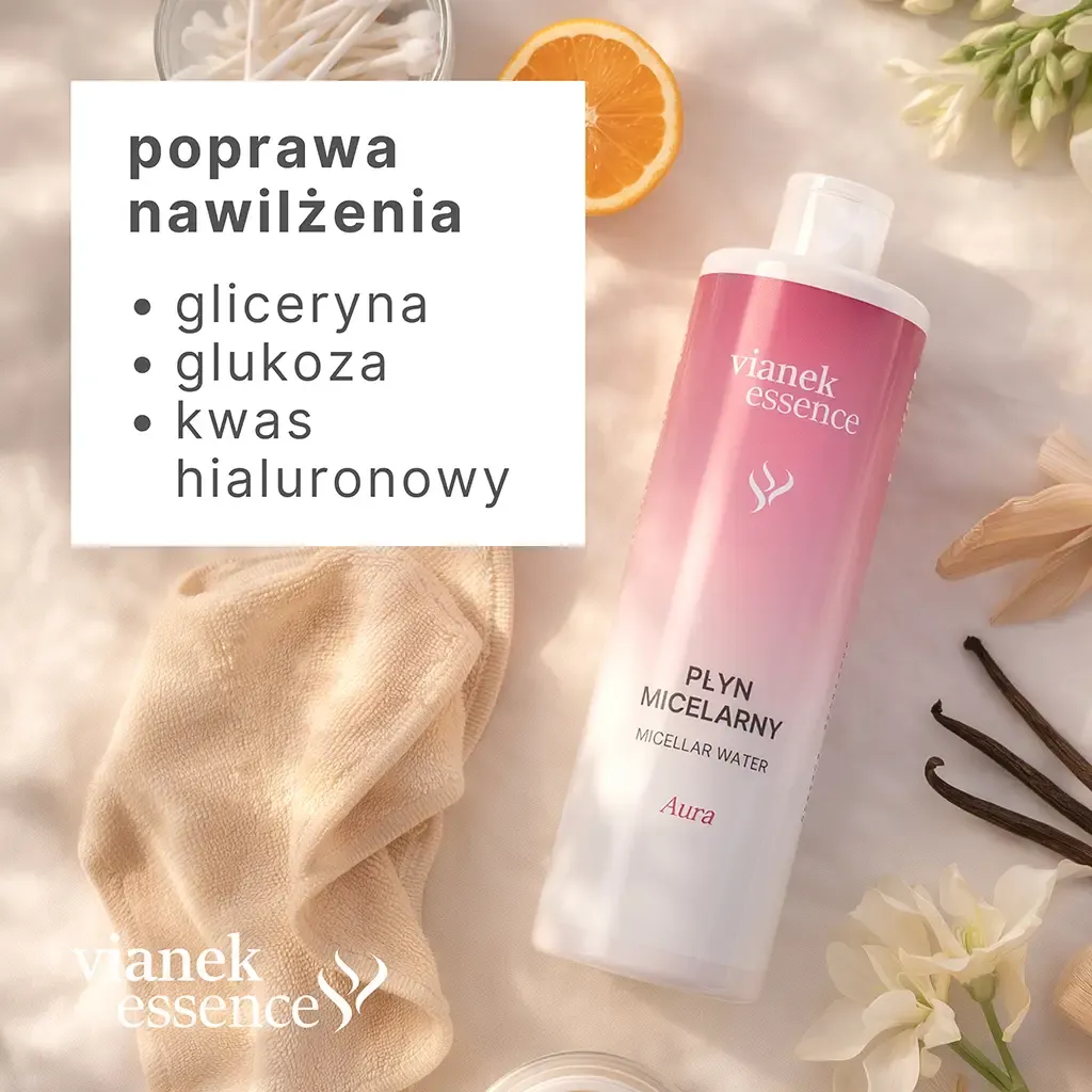 Vianek Essence micellarvand Aura 400 ml fugtgivende
