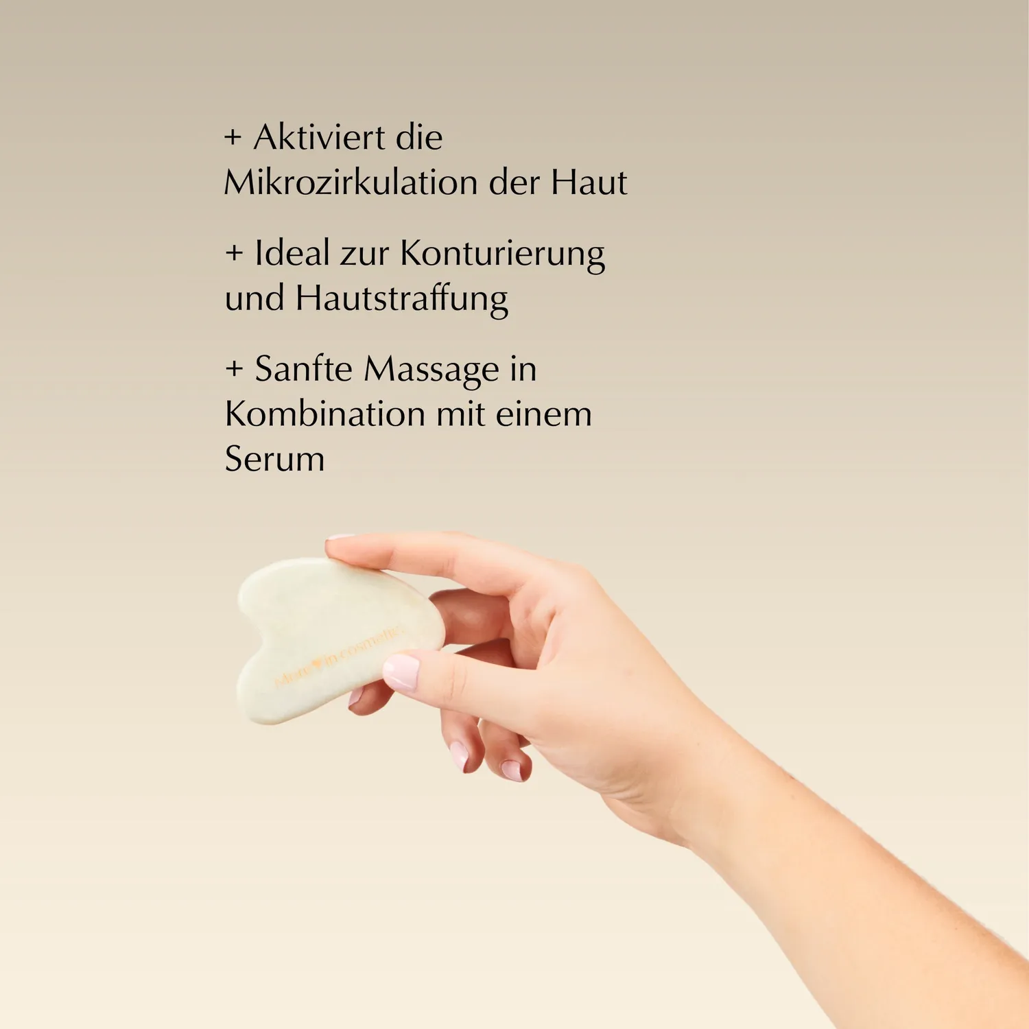 Hej Organic Gua Sha ansigtssten 1 stk massage