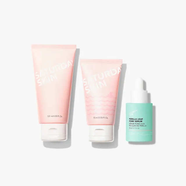 Saturday Skin Clear Pores Trio rensesæt med serum