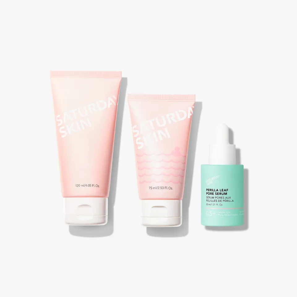 Saturday Skin Clear Pores Trio rensesæt med serum