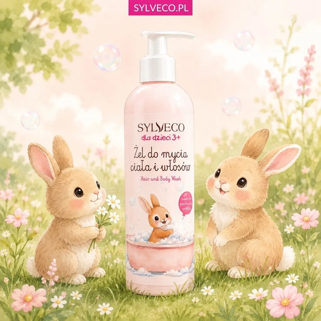 Sylveco til børn 3+ vandmelon vaskegel krop og hår