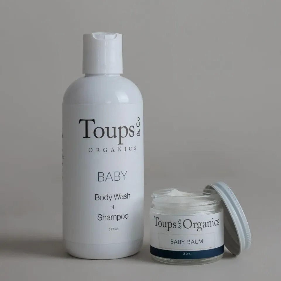 Toups and Co Baby Essentials babysæt vask og balm sart hud