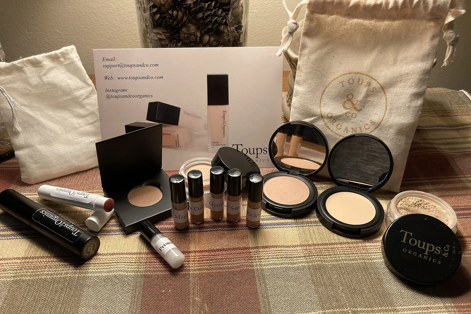 Toups and Co Organics Mineral Makeup pudder Fair 10g