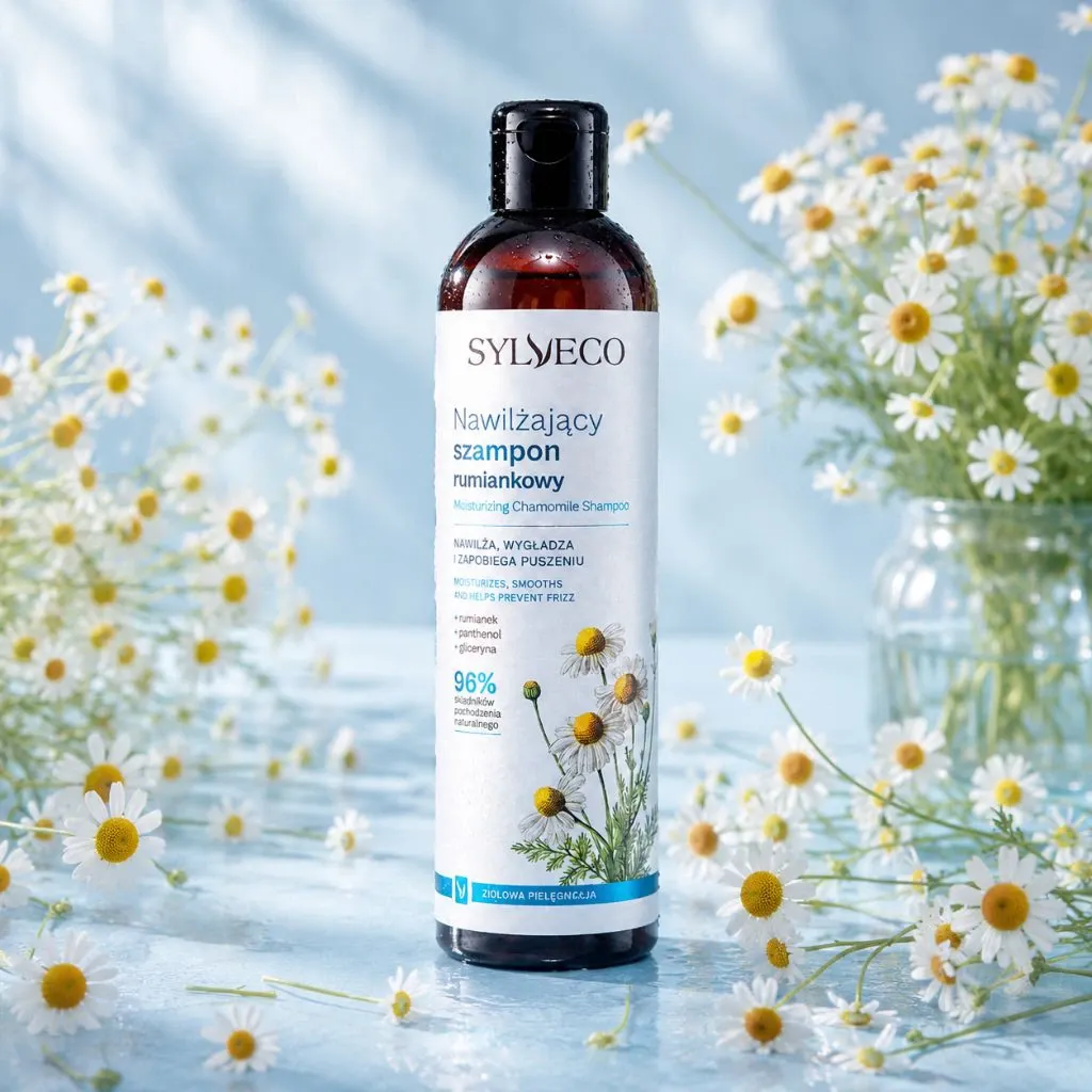 Sylveco Kamille fugtgivende shampoo tørt hår