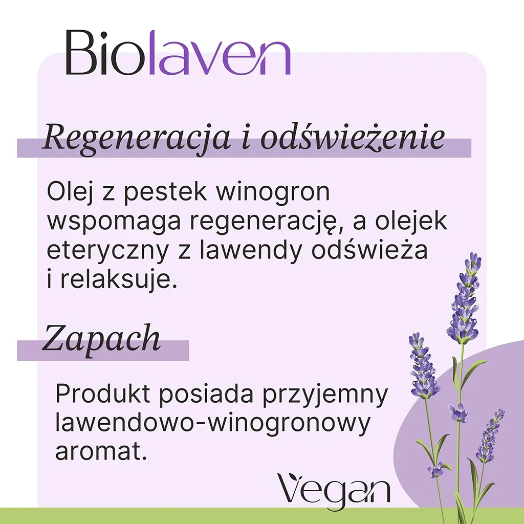 Biolaven Fugtgivende Showergel med lavendel