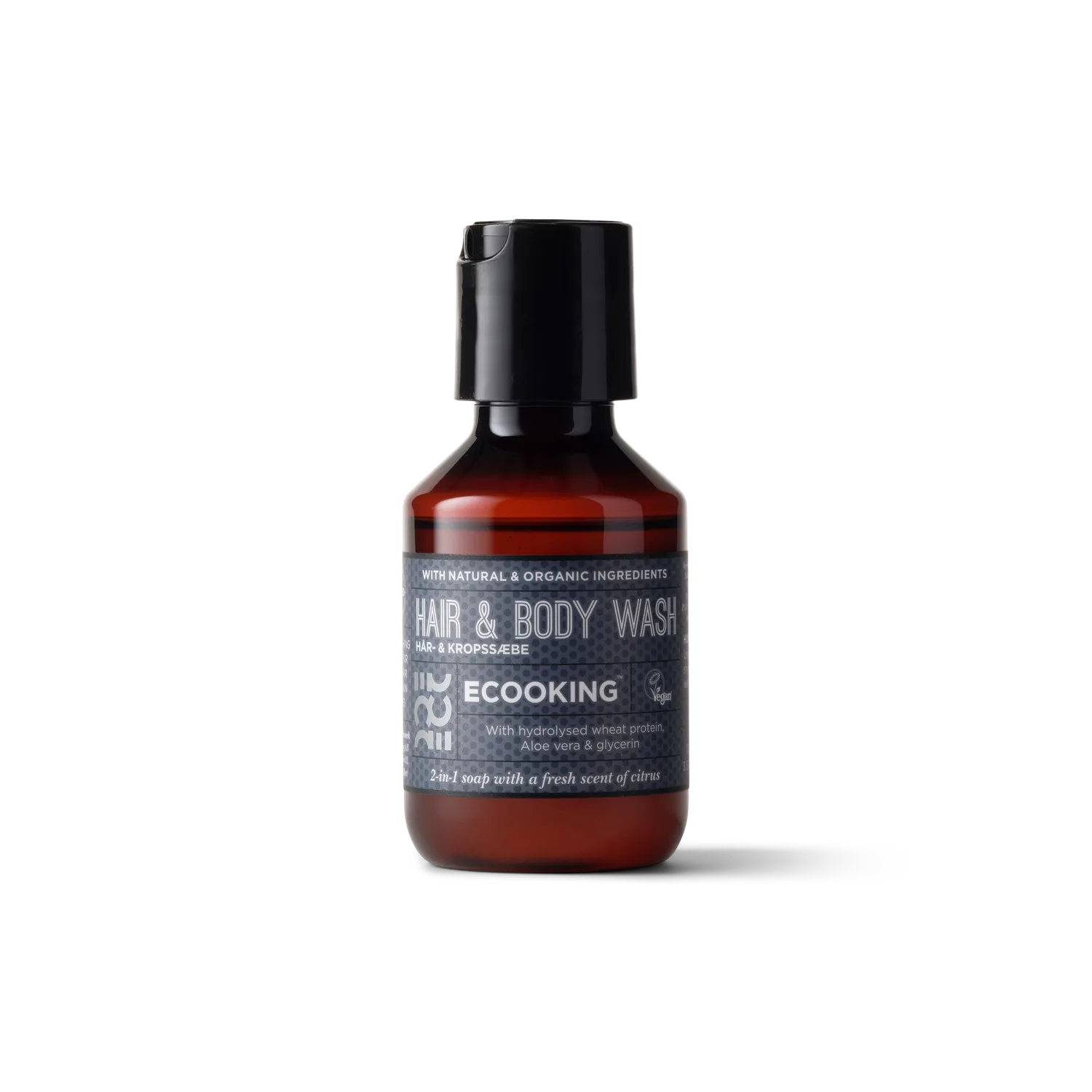 Ecooking Men Herre Hår- & Kropssæbe 250 ml – citrus
