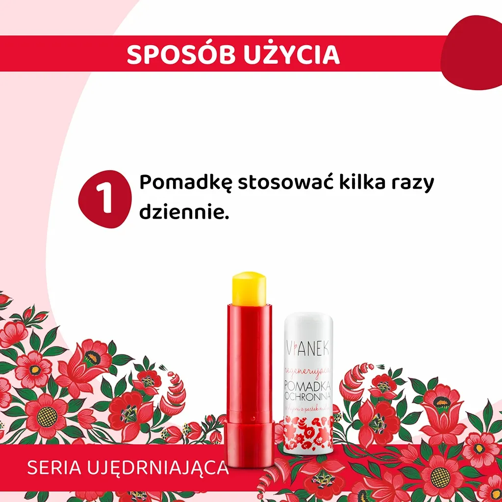 Sylveco Vianek Regenererende Læbepomade 4,6 g Frugt