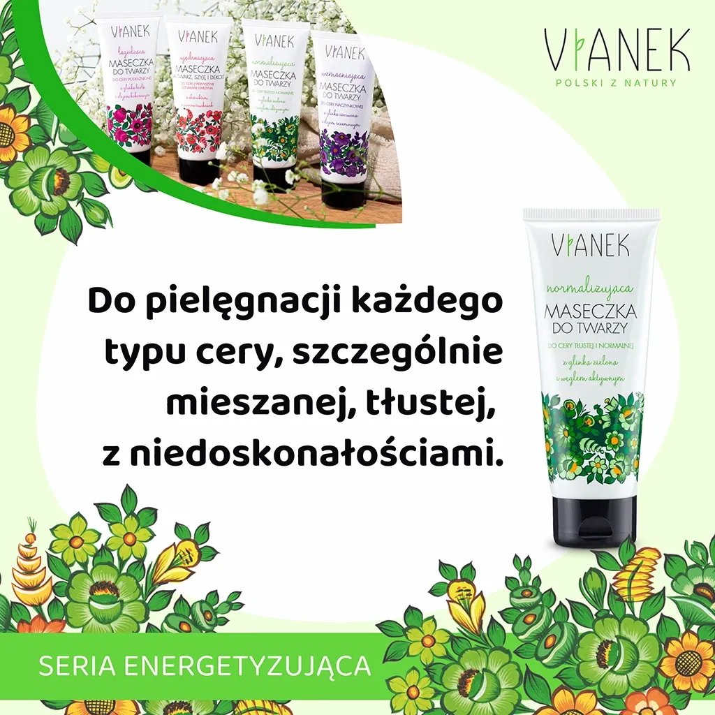 Sylveco Vianek Normaliserende ansigtsmaske 75 ml