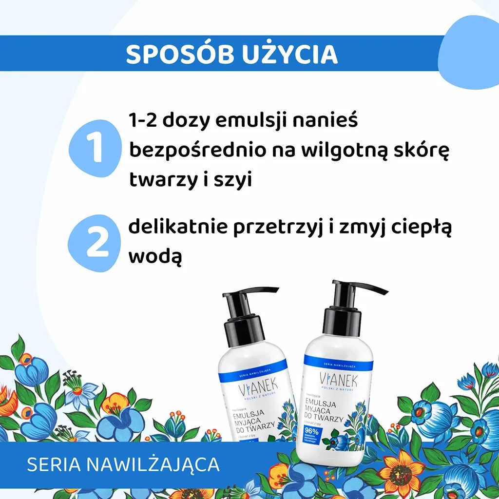 Sylveco Vianek Renseemulsion mild rens