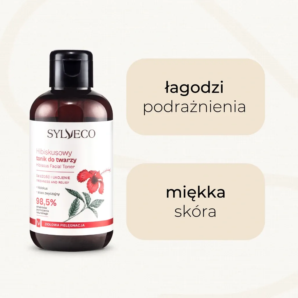 Sylveco Hibiskus Ansigtstoner Uparfumeret Gel