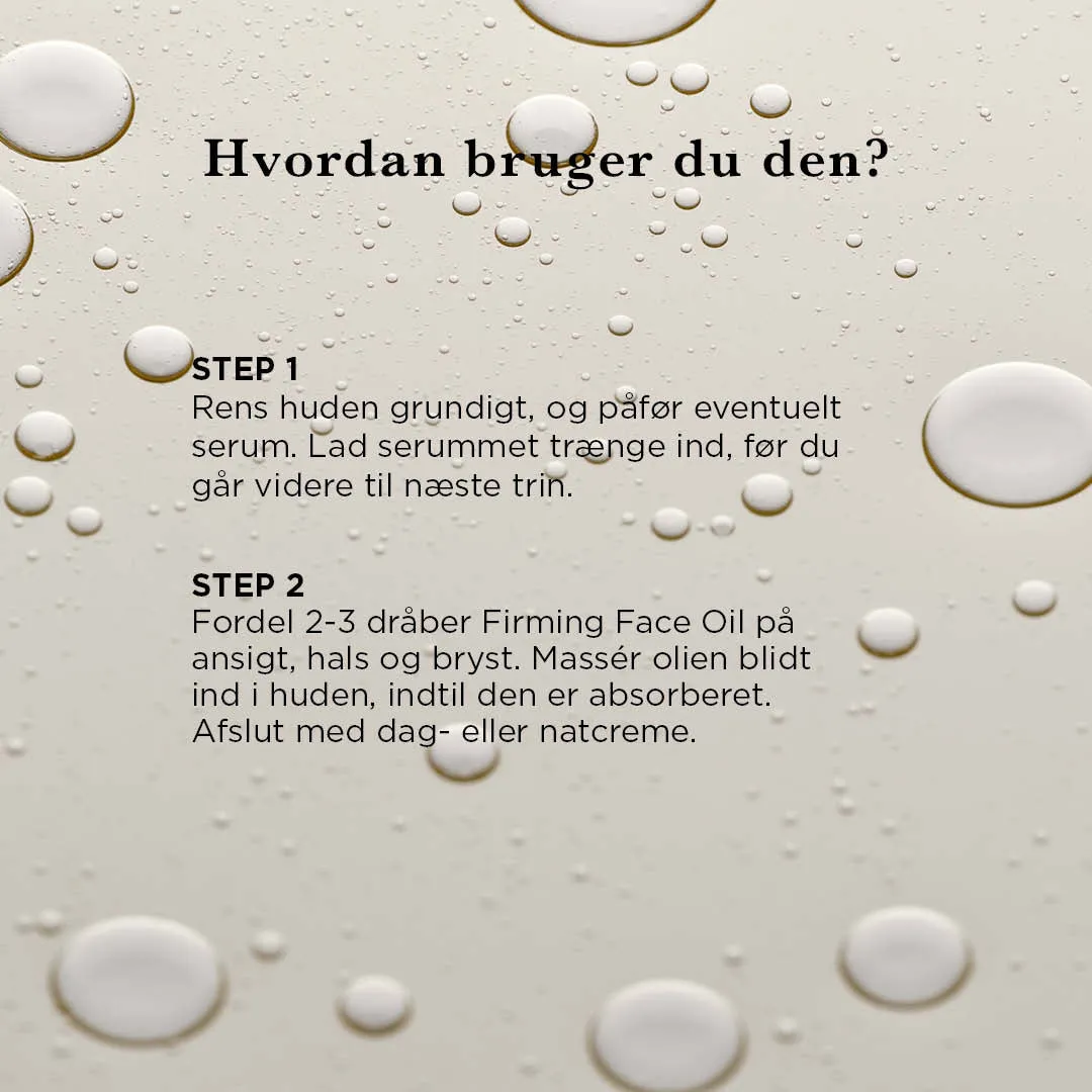 Ecooking Firming Face Oil ansigtsolie 30 ml med bakuchiol