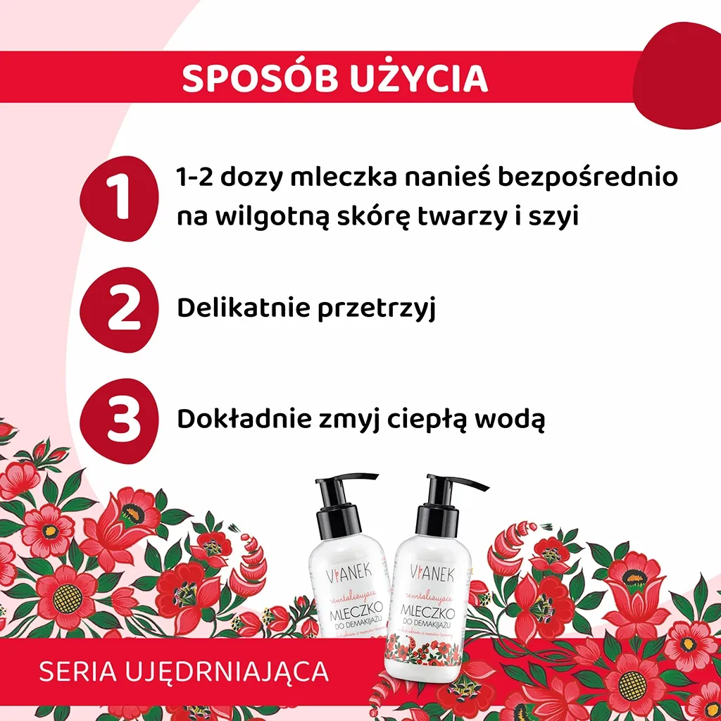 Vianek Revitaliserende rensemælk 150 ml E-vitamin