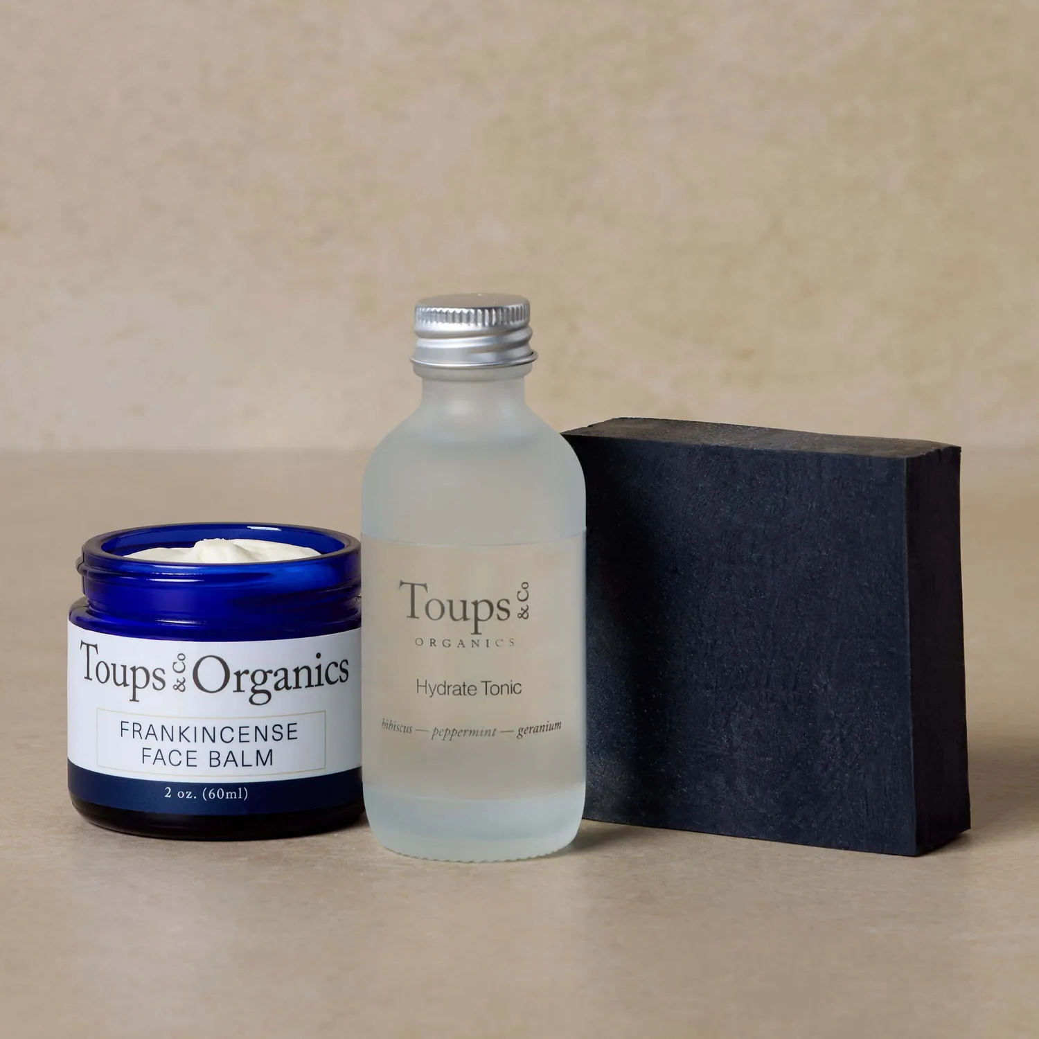 Toups and Co. Organics Essential Facial Set ansigtssæt uren hud