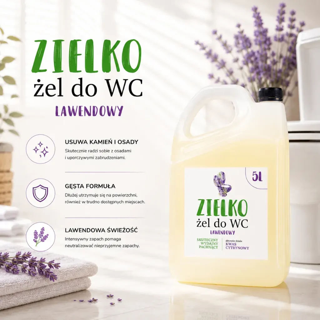 Sylveco Zielko toiletrens lavendel 5L mod kalk