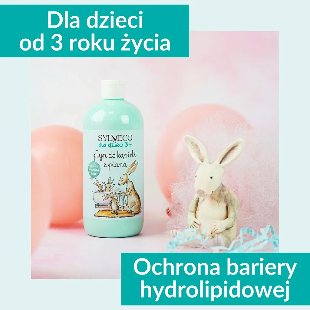 Sylveco Kids 3+ badeskum blåbær sensitiv hud