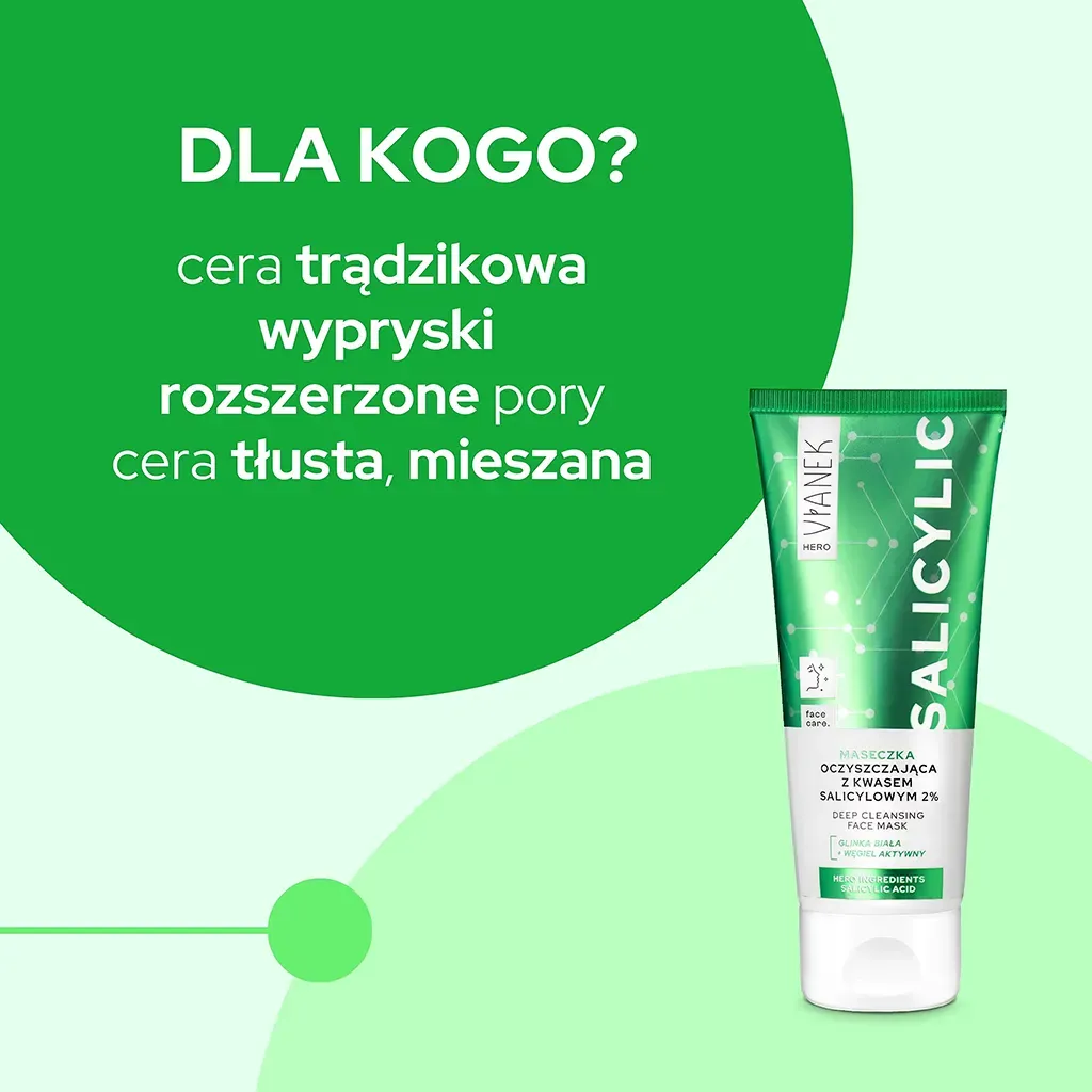 Vianek Hero Rensemaske 2% salicylsyre