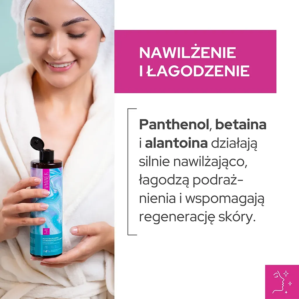 Sylveco Vianek Prebiotyczny micellevand salicylsyre fedtet hud