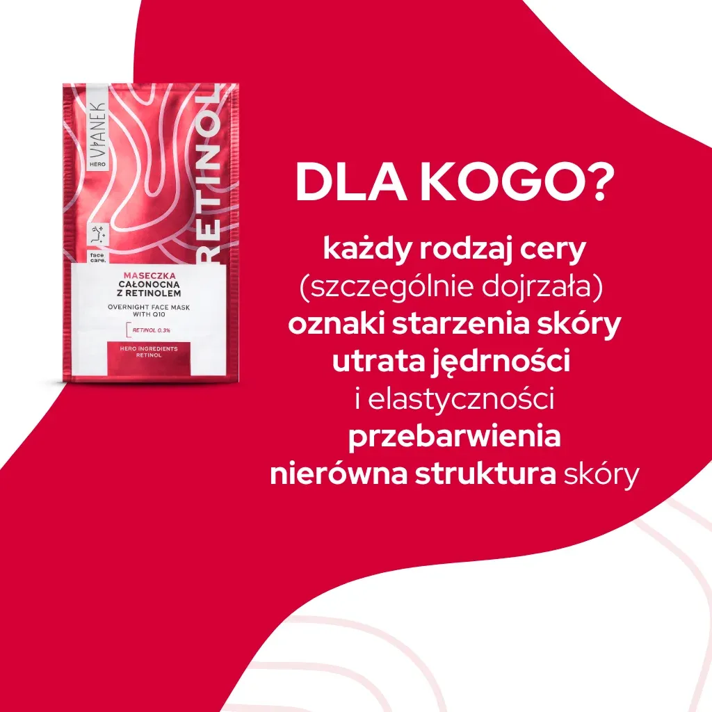 Vianek Hero Retinol natmaske 10 ml sachet