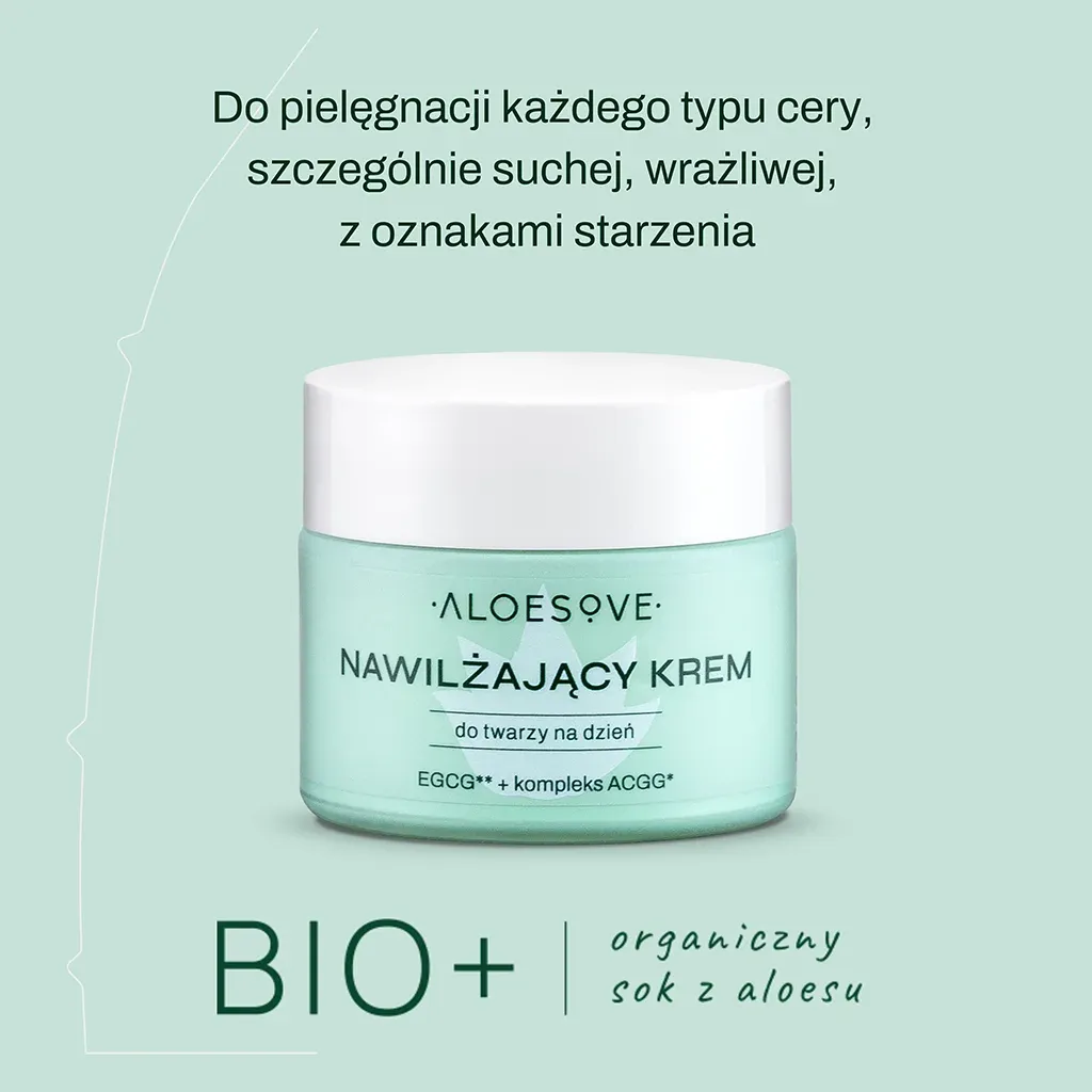 Sylveco Aloesove dagcreme med aloe og grøn te