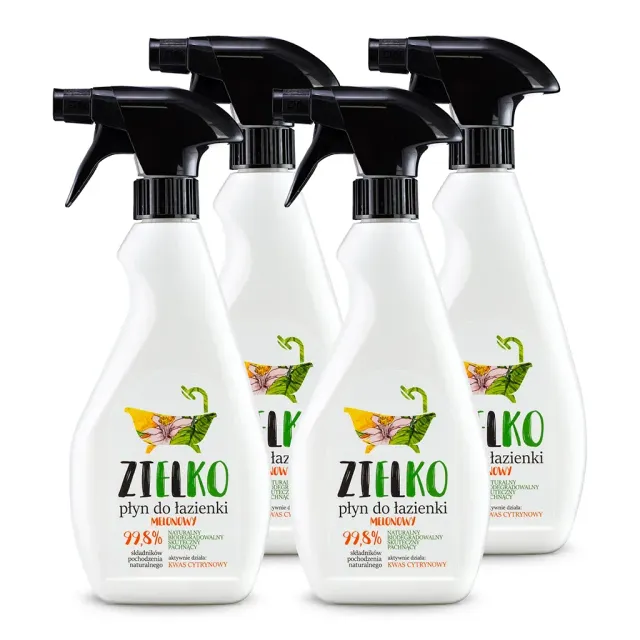 Zielko badeværelsesspray 4x500 ml kalk
